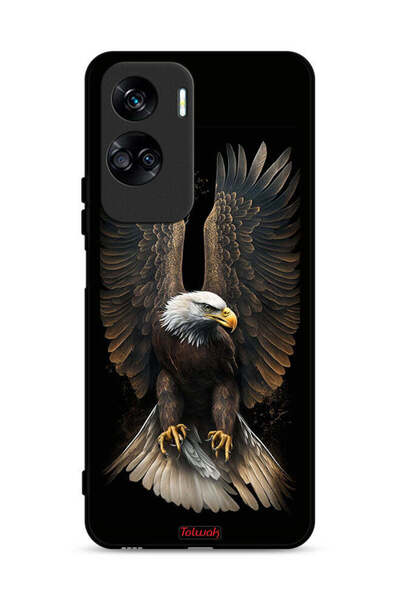 Tolwak غطاء حماية لهاتف Honor 90 Lite 5G بأجنحة نسر منتشرة