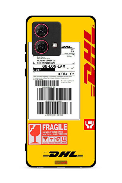 Tolwak غطاء حماية لهاتف موتورولا موتو جي 84 5 جي، ملصق دي إتش إل