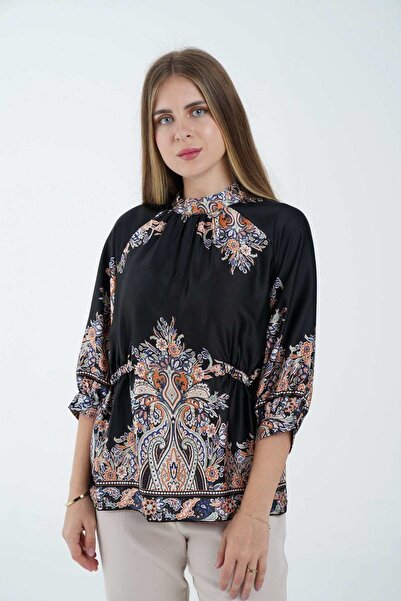 Nichii بلوزة منقوشة 3/4 كم