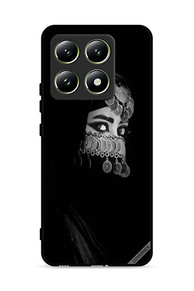 Covernex غطاء حماية لهاتف شاومي 14T 5G، فتاة ذات عيون جميلة ووجه مزين بالمجوهرات