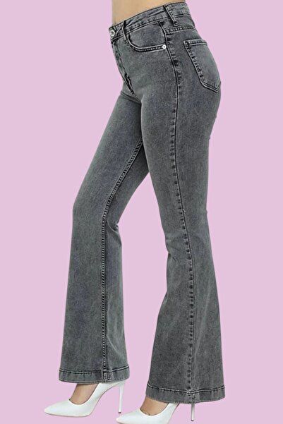 byhaziran butik Chirița Pantaloni spaniole, fără decolorare, afumati, elastic...