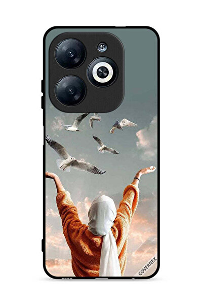 Covernex غطاء حماية لهاتف Infinix Smart 8 4G بطبعة طيور طائرة