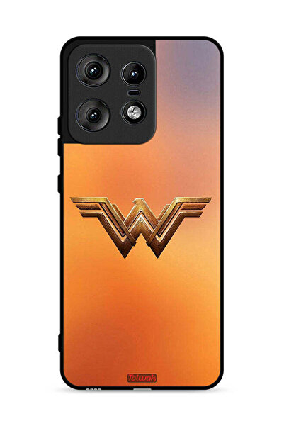 Tolwak غطاء حماية لهاتف موتورولا إيدج 50 برو 5G بشعار Wonder Women