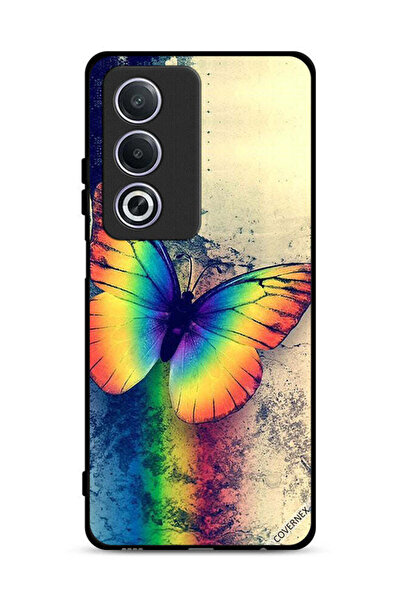 Covernex Oppo A3 Pro 5G Protective Case Cover Vintage Rainbow Butterfly