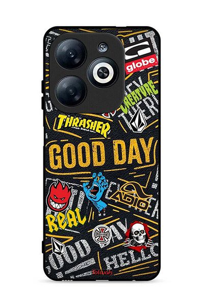 Tolwak غطاء حماية لهاتف Infinix Smart 8 4G Good Day
