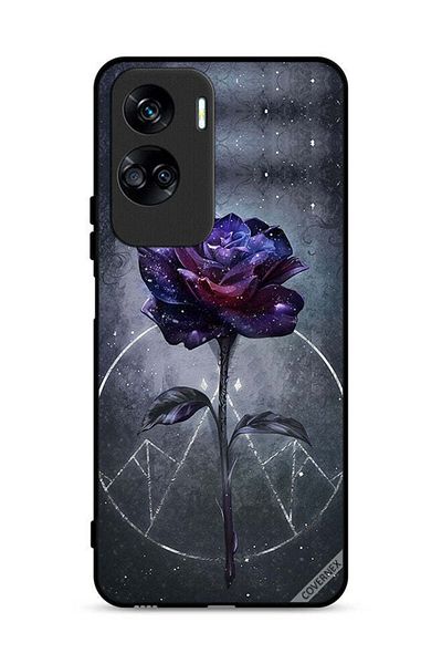 Covernex غطاء حماية لهاتف Honor 90 Lite 5G بخلفية زهور داكنة