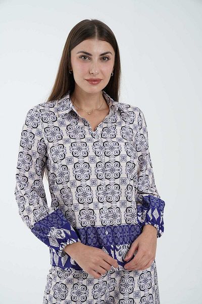 Nichii Floral Button-Up Long Sleeve Women's Shirt