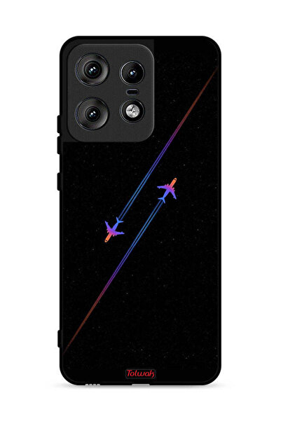Tolwak غطاء حماية لهاتف موتورولا إيدج 50 برو 5G برسومات طائرات