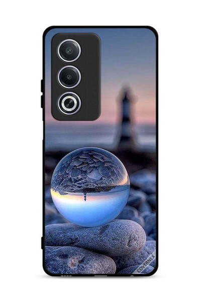 Covernex غطاء حماية لهاتف Oppo A3 Pro 5G، تصوير رائع للطبيعة في زجاج دائري