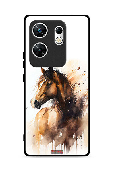 Tolwak غطاء حماية لهاتف Infinix Zero 30 4G بتصميم حصان تجريدي