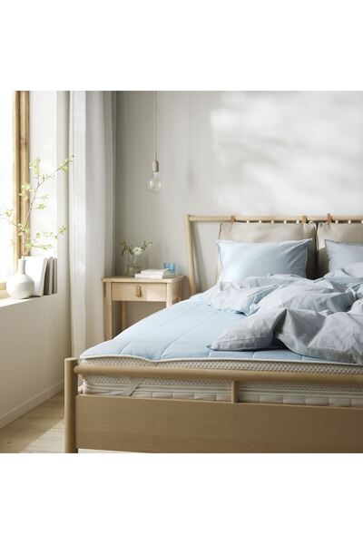 IKEA Matting, Beige-Blue, 160X200 Cm, Cold Product