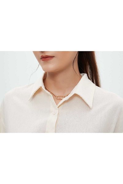Nichii Women's Solid Long Sleeve Shirt