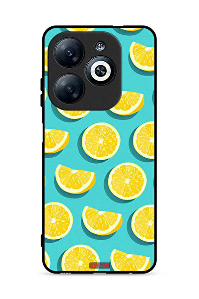 Tolwak غطاء حماية لهاتف إنفينيكس سمارت 8 4G بنقشة برتقالية