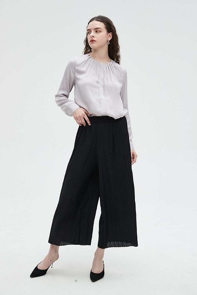 Nichii Wide-Leg Women's 3/4 Pants