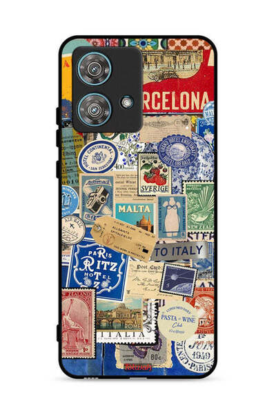 Tolwak ملصقات غطاء حماية لهاتف موتورولا إيدج 40 نيو 5G لمدن مختلفة