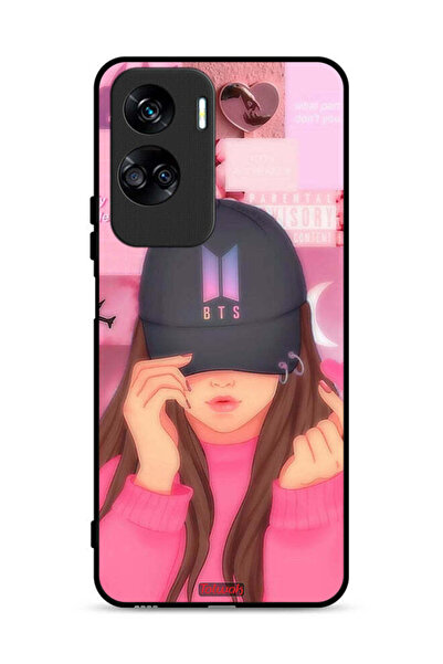 Tolwak غطاء حماية لهاتف Honor 90 Lite 5G بطبعة فتاة سناب