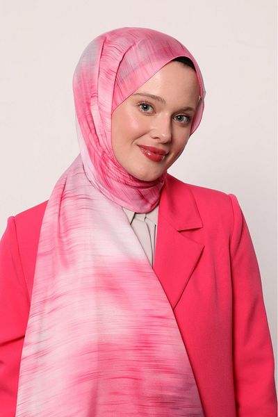 Bonjela Cotton Soft Shal Pink Series Ethnic Flower Pattern