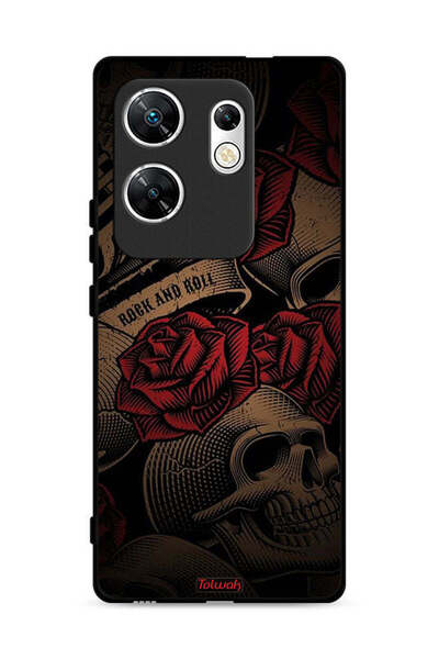 Tolwak غطاء حماية لهاتف Infinix Zero 30 4G Rok And Roll