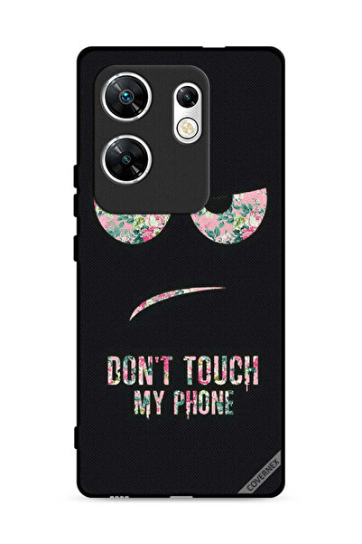 Covernex غطاء حماية لهاتف Infinix Zero 30 4G مطبوع عليه عبارة "لا تلمس هاتفي"