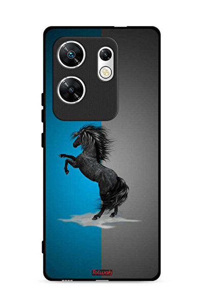 Tolwak غطاء حماية لهاتف Infinix Zero 30 4G بطبعة حصان