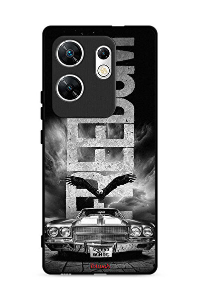 Tolwak غطاء حماية لهاتف Infinix Zero 30 4G بتصميم Freedom Art