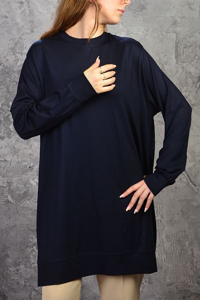 İDOL MODA Combed Oversize Viscos Tunic Comfortable Fit