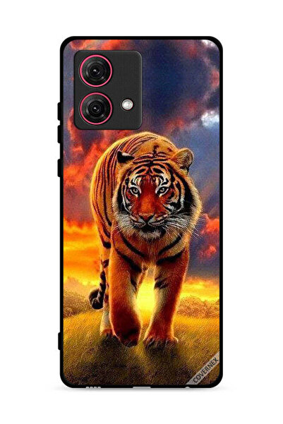 Covernex غطاء حماية لهاتف موتورولا موتو جي 84 5 جي بتصميم الفهد المتحرك
