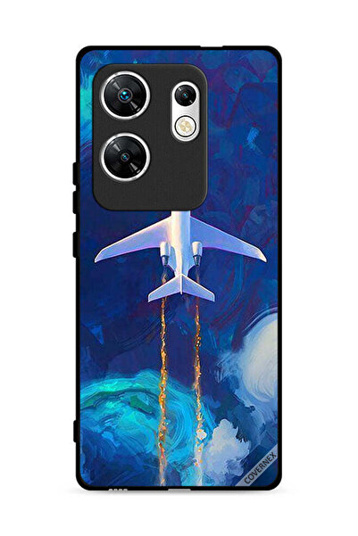 Covernex غطاء حماية لهاتف Infinix Zero 30 4G بطبعة طائرة