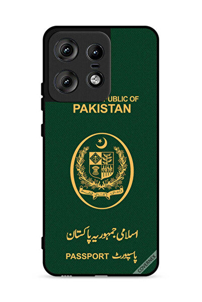 Covernex غطاء حماية لهاتف موتورولا إيدج 50 برو 5G بنمط جواز السفر الباكستاني
