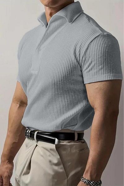 Oksit Jabbel Old Money Deep V-Neck Men's Tshirt
