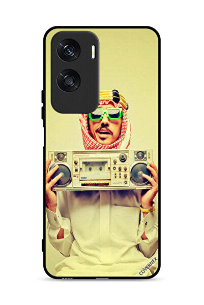 Covernex غطاء حماية لهاتف Honor X50i 5G يحمل جهاز موسيقى عتيق