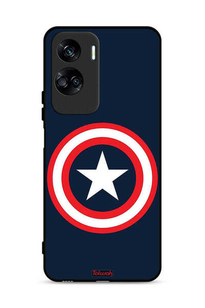 Tolwak غطاء حماية لهاتف Honor 90 Lite 5G بتصميم كابتن أمريكا