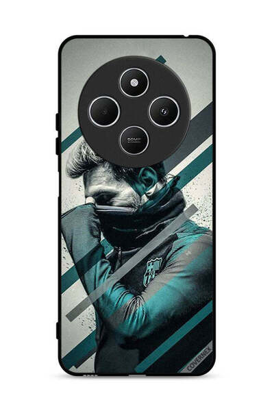 Covernex غطاء حماية لهاتف شاومي ريدمي 14R 5G بطبعة وجه ميسي المختبئ