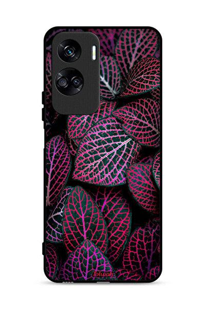 Tolwak غطاء حماية لهاتف Honor 90 Lite 5G بنقشة أوراق سالجا