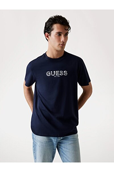 Guess Tricou pentru bărbați cu croiala normală Embroid