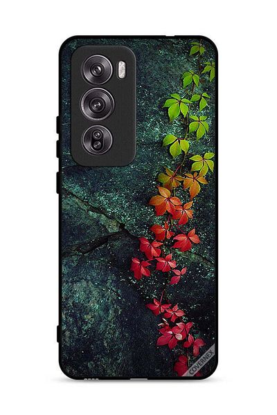 Covernex غطاء حماية لهاتف Oppo Reno12 Pro 5G بأوراق جميلة