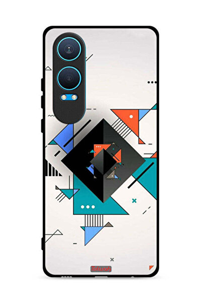 Tolwak غطاء حماية لهاتف OnePlus Nord CE4 Lite 5G بأشكال مربعة ومثلثة ونمط تجريدي