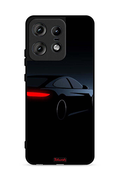 Tolwak غطاء حماية لهاتف موتورولا إيدج 50 برو 5G - لون السيارة الداكنة