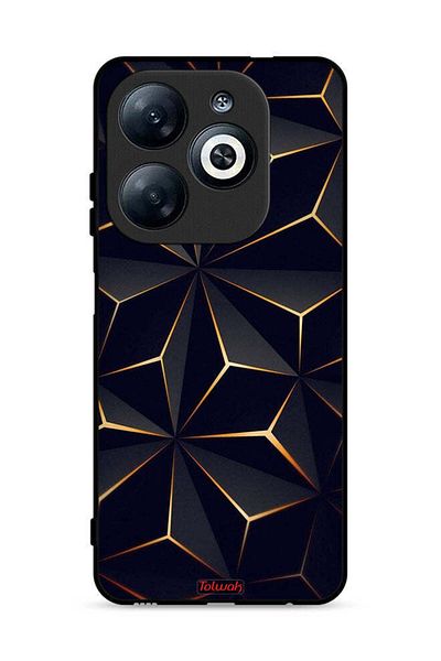 Tolwak غطاء حماية بنمط لهاتف Infinix Smart 8 4G