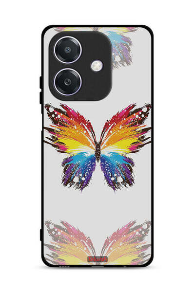 Tolwak غطاء حماية لهاتف Oppo A3x 5G بخلفية بسيطة وفن رقمي وبساطة الفراشة