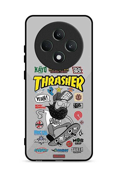 Tolwak غطاء حماية لهاتف Oppo Reno12 F 5G ملصق Thrasher