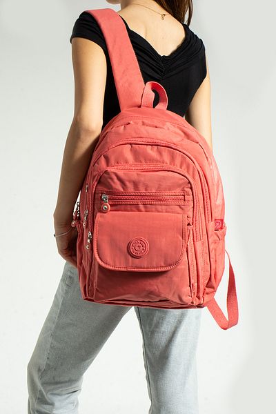 NEMO BAGS Yavruağzı Unisex School Bag, Crinkle Waterproof Fabric, Travel Backpack, 24 Lt, 40X30Cm