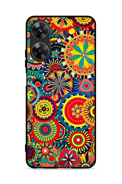 Tolwak غطاء حماية لهاتف Realme Note 60 4G بنمط ماندالا ملون