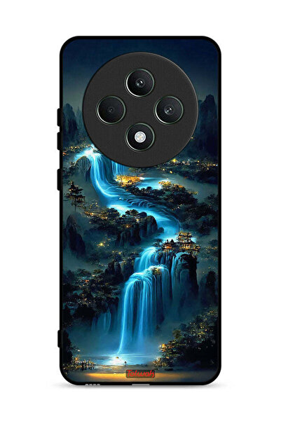 Tolwak غطاء حماية لهاتف Oppo Reno12 F 5G بنقشة شلال