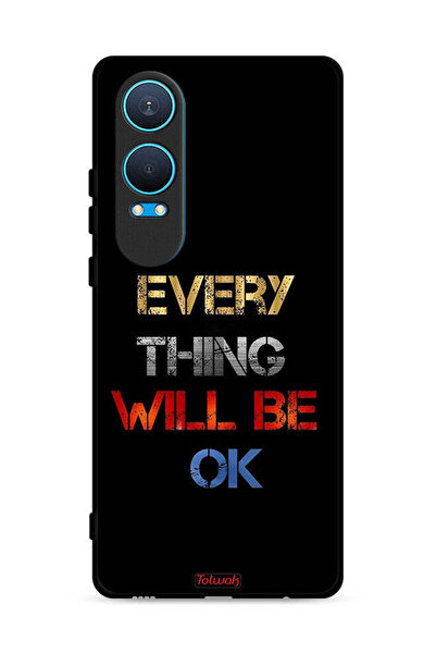 Tolwak غطاء حماية لهاتف OnePlus Nord CE4 Lite 5G كل شيء سيكون على ما يرام