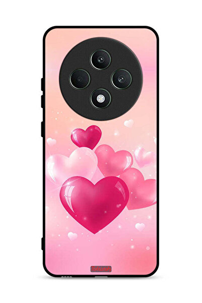 Tolwak غطاء حماية لهاتف Oppo Reno12 F 5G برسومات قلوب جميلة