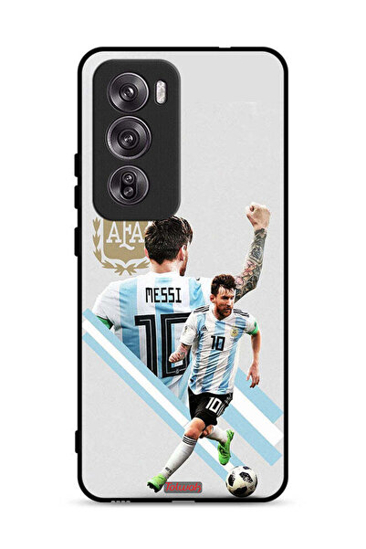 Tolwak غطاء حماية لهاتف Oppo Reno12 Pro 5G برسومات ليو ميسي