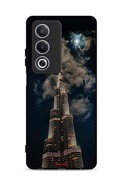Tolwak Oppo A3 Pro 5G Protective Case Cover Burj Khalifa In Night