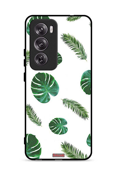 Tolwak غطاء حماية لهاتف Oppo Reno12 Pro 5G بنقشة ريش فنية