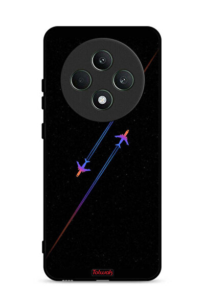 Tolwak غطاء حماية لهاتف Oppo Reno12 F 5G برسومات طائرات